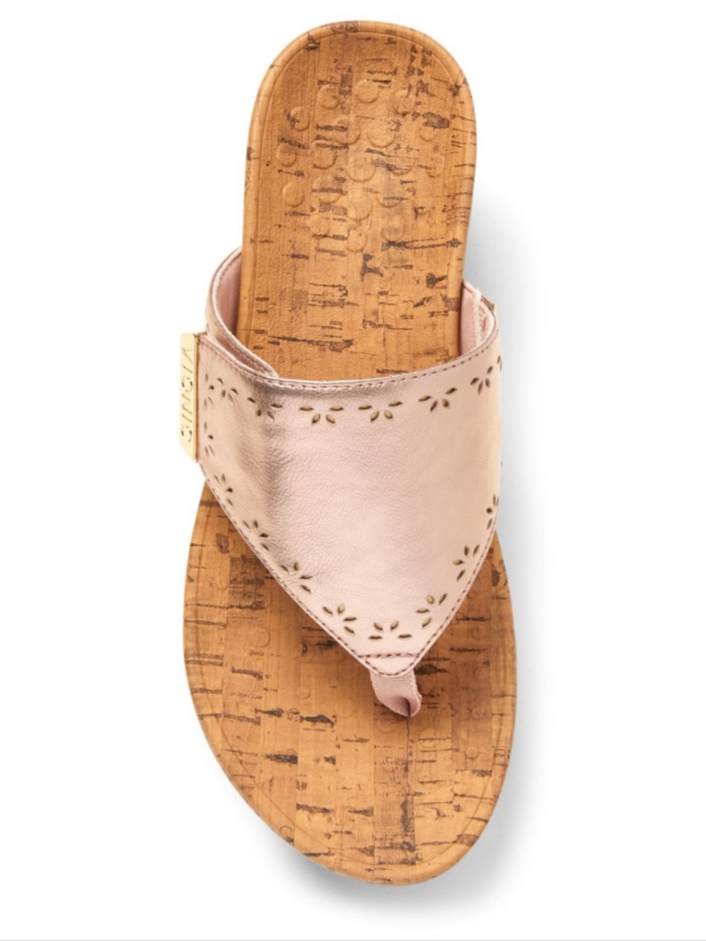 Vionic Anitra Women's Platform Sandal Size 8 Rose Gold